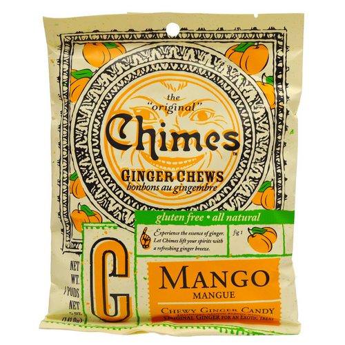 Chimes, Ginger Chews, Mango, 5 oz (141.8 g) فوائد