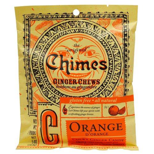 Chimes, Ginger Chews, Orange, 5 oz (141.8 g) فوائد