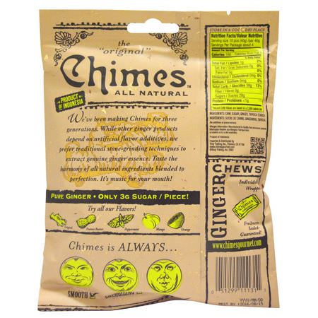 Chimes, Ginger Chews, Original, 5 oz (141.8 g):حل,ى, ش,ك,لاتة