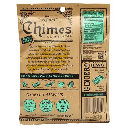 Chimes, Ginger Chews, Peppermint, 5 oz (141.8 g):حل,ى, ش,ك,لاتة