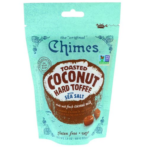 Chimes, Toasted Coconut Hard Toffee with Sea Salt, 3.5 oz (100 g) فوائد
