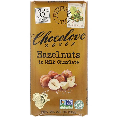 Chocolove, Hazelnuts in Milk Chocolate, 3.2 oz (90 g) فوائد
