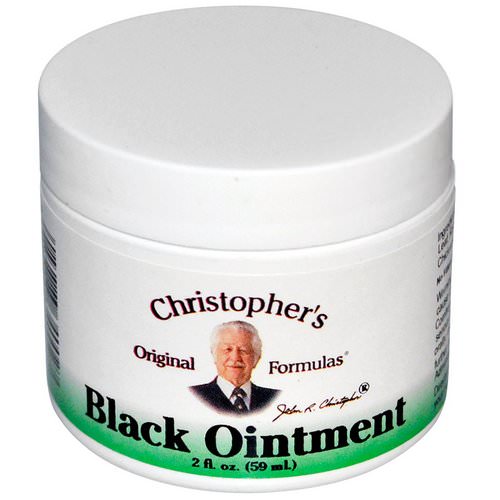 Christopher's Original Formulas, Black Ointment, Anti-Inflammatory, 2 fl oz (59 ml) فوائد