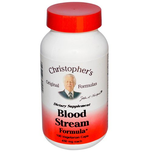 Christopher's Original Formulas, Blood Stream Formula, 450 mg, 100 Veggie Caps فوائد