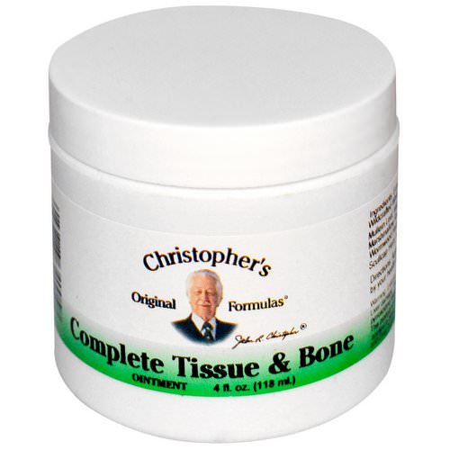 Christopher's Original Formulas, Complete Tissue & Bone Ointment, 4 fl oz (118 ml) فوائد