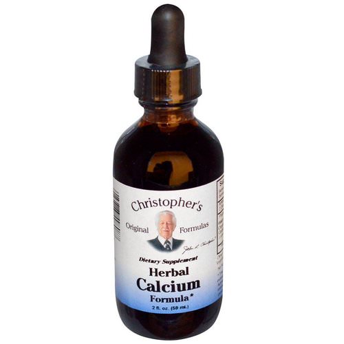 Christopher's Original Formulas, Herbal Calcium Formula, 2 fl oz (59 ml) فوائد