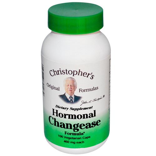 Christopher's Original Formulas, Hormonal Changease Formula, 460 mg, 100 Veggie Caps فوائد