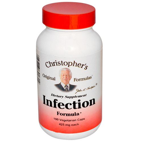 Christopher's Original Formulas, Infection Formula, 425 mg, 100 Veggie Caps فوائد