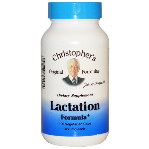 Christopher's Original Formulas, Lactation Formula, 460 mg, 100 Veggie Caps فوائد