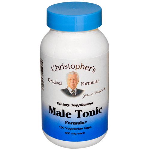Christopher's Original Formulas, Male Tonic Formula, 460 mg, 100 Veggie Caps فوائد
