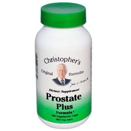 Christopher's Original Formulas, Prostate Plus Formula, 460 mg, 100 Veggie Caps فوائد
