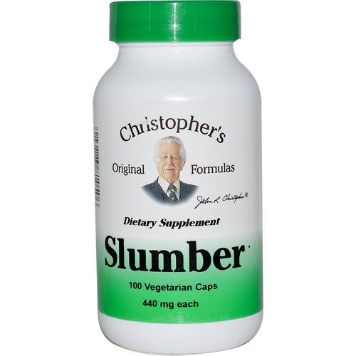 Christopher's Original Formulas, Slumber, 440 mg, 100 Veggie Caps فوائد