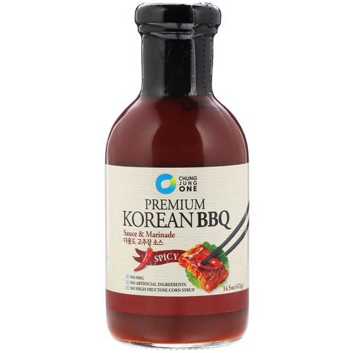 Chung Jung One, Premium Korean BBQ Sauce & Marinade, Spicy, 14.5 oz (411 g) فوائد