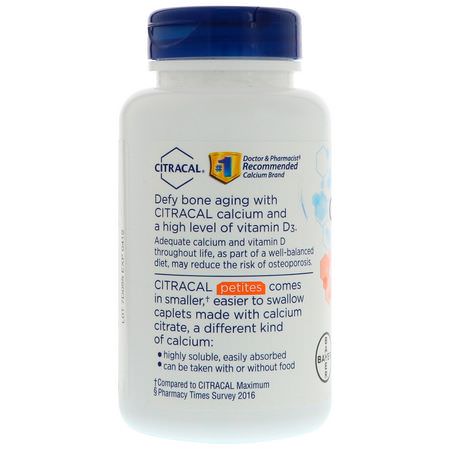 Citracal Calcium Plus Vitamin D - كالسي,م بلاس فيتامين د, كالسي,م, معادن, ملاحق