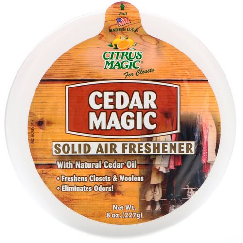 Citrus Magic, Cedar Magic, Solid Air Freshener, 8 oz (227 g) فوائد