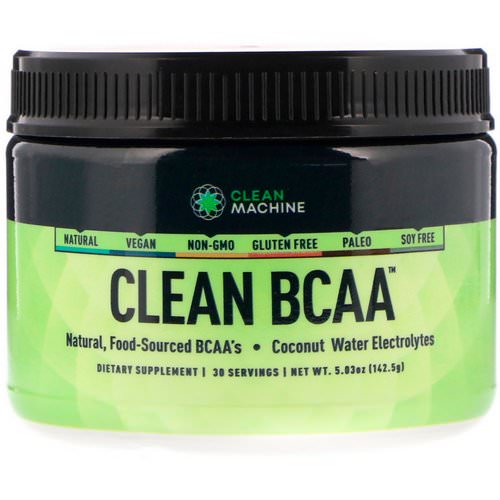 CLEAN MACHINE, Clean BCAA, 5.03 oz (142.5 g) فوائد