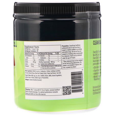 CLEAN MACHINE, Clean BCAA, Fruit Punch, 7.62 oz (216 g):BCAA,الأحماض الأمينية