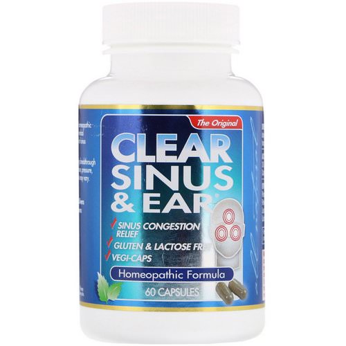 Clear Products, Clear Sinus & Ear, 60 Capsules فوائد