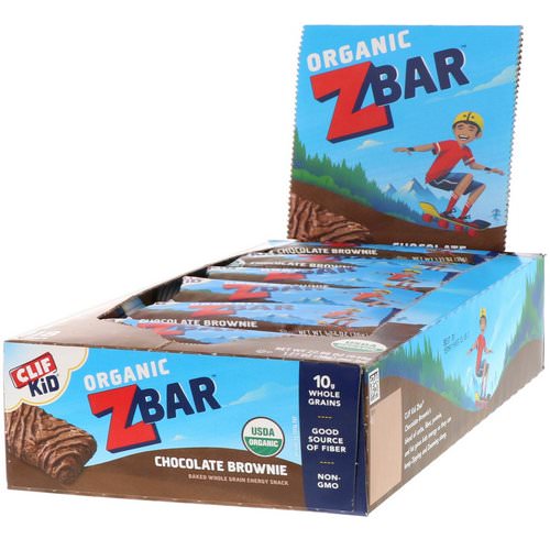 Clif Bar, Clif Kid, Organic Z Bar, Chocolate Brownie, 18 Bars, 1.27 oz (36 g) Each فوائد
