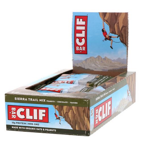 Clif Bar, Energy Bar, Sierra Trail Mix, 12 Bars, 2.40 oz (68 g) Each فوائد