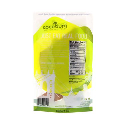 Cocoburg, Coconut Jerky, Chili Lime, 1.5 oz (43 g):ج,ز الهند المجفف, س,برف,د
