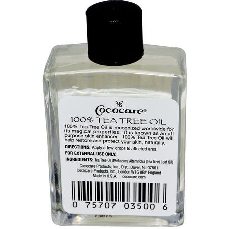 Cococare, 100% Tea Tree Oil, 1 fl oz (30 ml):علاج البشرة, حمام