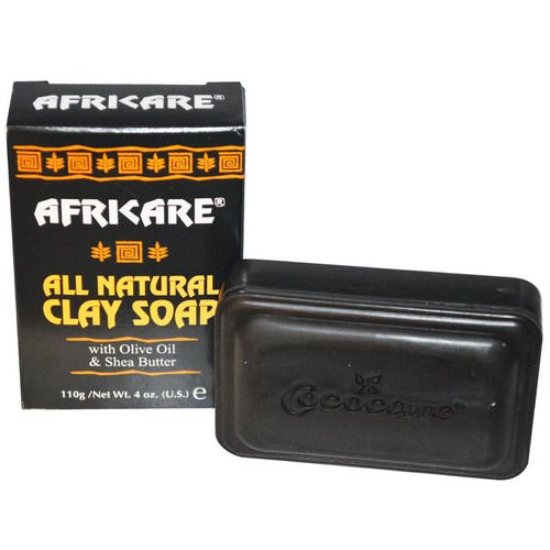Cococare, Africare, All Natural Clay Soap, 4 oz (110 g) فوائد