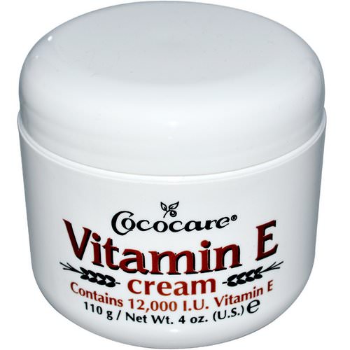 Cococare, Vitamin E Cream, 12,000 IU, 4 oz (110 g) فوائد
