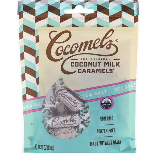 Cocomels, Organic, Coconut Milk Caramels, Sea Salt, 3.5 oz (100 g) فوائد
