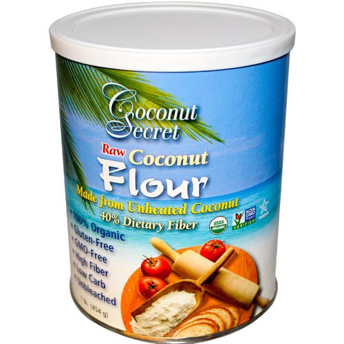 Coconut Secret, Raw Coconut Flour, 1 lb (454 g) فوائد