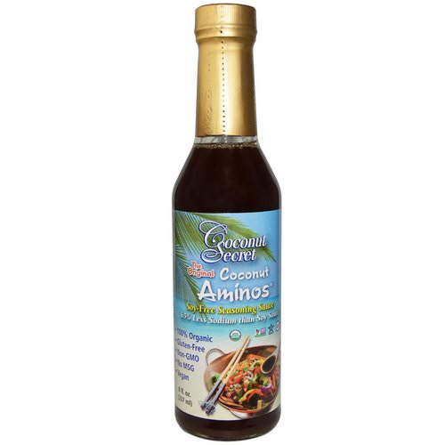 Coconut Secret, The Original Coconut Aminos, Soy-Free Seasoning Sauce, 8 fl oz (237 ml) فوائد