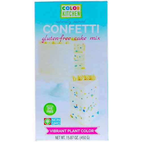 ColorKitchen, Gluten-Free Cake Mix, Confetti, 15.87 oz (450 g) فوائد