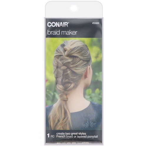 Conair, Braid Maker for French Braid or Layered Ponytail, 1 Piece فوائد