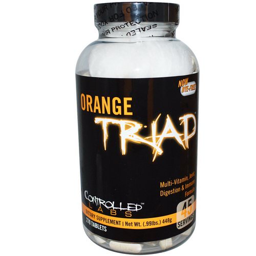 Controlled Labs, Orange Triad, Multi-Vitamin, Joint, Digestion & Immune Formula, 270 Tablets فوائد