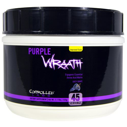 Controlled Labs, Purple Wraath, Juicy Grape, 1.17 lbs (535 g) فوائد