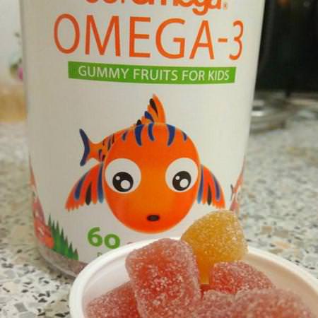 Coromega, Omega-3, Gummy Fruits For Kids, 60 Gummy Fruits