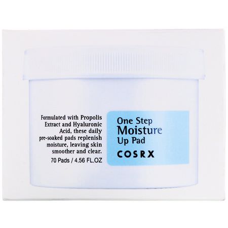 Cosrx, One Step Moisture Up Pad, 70 Pads (135 ml):مرطبات K-جمال, الكريمات
