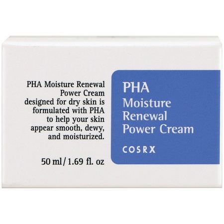 Cosrx, PHA Moisture Renewal Power Cream, 1.69 fl oz (50 ml):مرطبات K-جمال, الكريمات