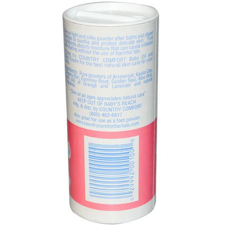 Country Comfort, Baby Powder, 3 oz (81 g):Baby Powder, Diapering
