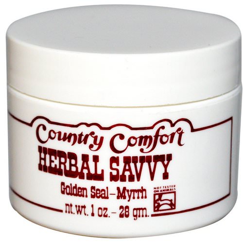 Country Comfort, Herbal Savvy, Golden Seal-Myrrh, 1 oz (28 g) فوائد