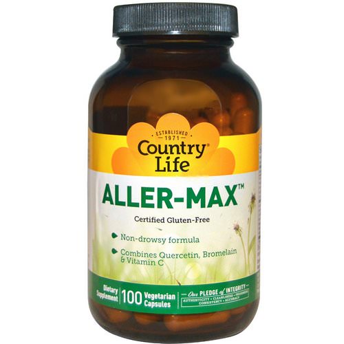 Country Life, Aller-Max, 100 Veggie Caps فوائد