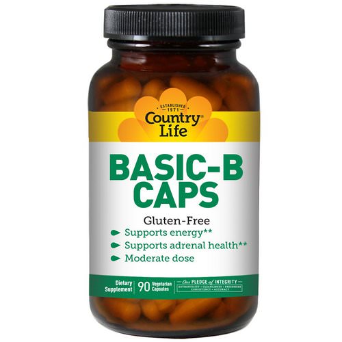Country Life, Basic-B Caps, 90 Veggie Caps فوائد