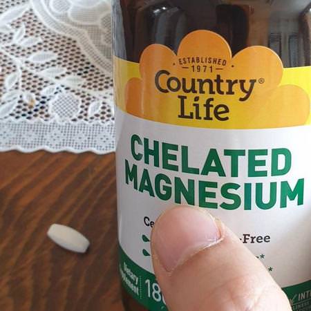 Country Life Magnesium - المغنيسي,م ,المعادن ,المكملات الغذائية