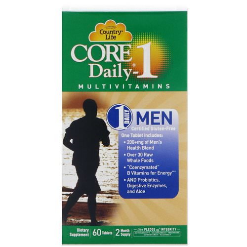 Country Life, Core Daily-1 Multivitamins, Men, 60 Tablets فوائد