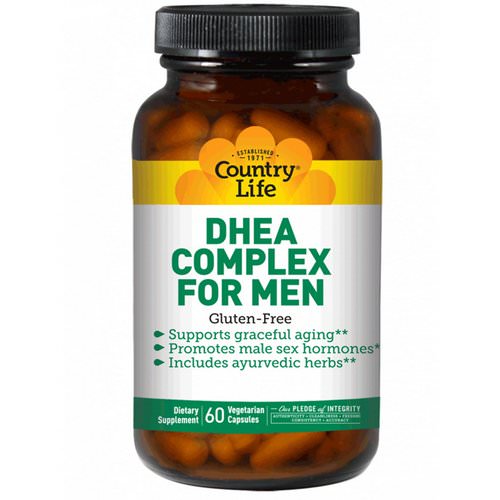 Country Life, DHEA Complex for Men, 60 Veggie Caps فوائد
