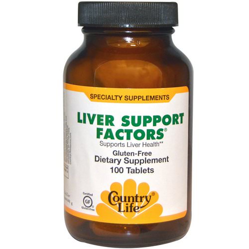 Country Life, Liver Support Factors, 100 Vegan Capsules فوائد