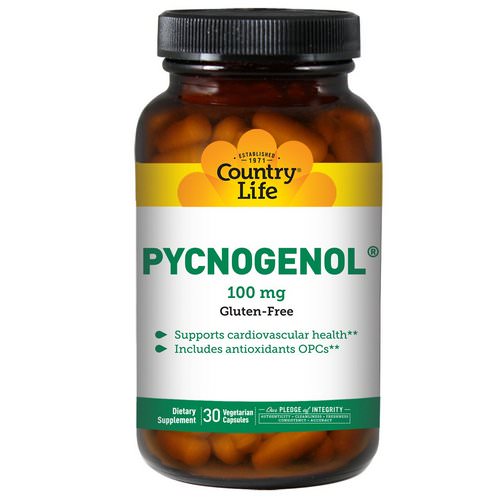 Country Life, Pycnogenol, 100 mg, 30 Veggie Caps فوائد