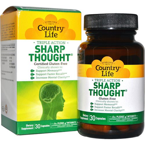 Country Life, SharpThought, 30 Capsules فوائد