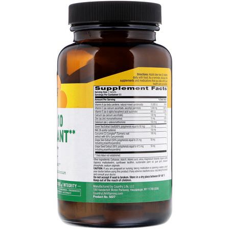 Country Life, Super 10 Antioxidant, 120 Tablets:مضادات الأكسدة ,مضادات الأكسدة
