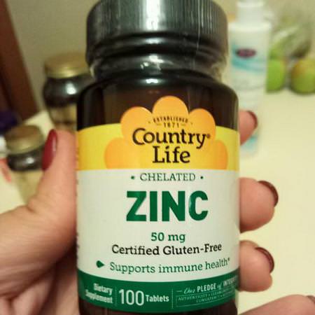 Country Life Zinc Cold Cough Flu